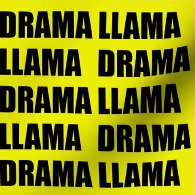 DRAMA LLAMA yellow