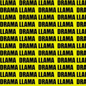 DRAMA LLAMA yellow