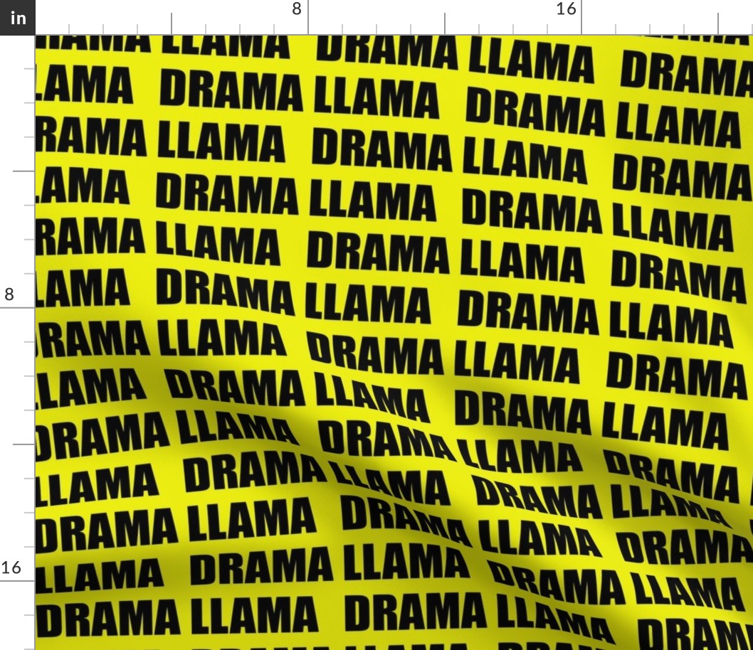 DRAMA LLAMA yellow