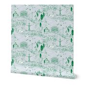 Le Parc Toile (emerald) MED 