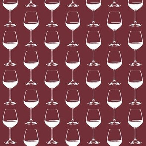Wine Glass on Cabernet // Small
