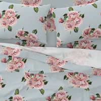 21" Wild Child Roses - Dusty Green