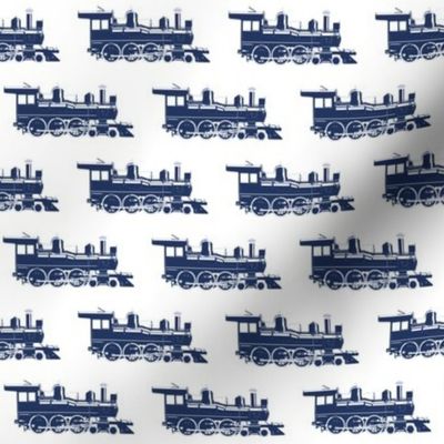 Navy Blue Steam Engines // Small