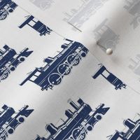 Navy Blue Steam Engines // Small