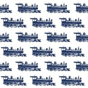 Navy Blue Steam Engines // Small