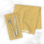 le parc houndstooth (mustard) 