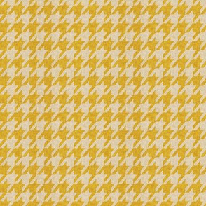le parc houndstooth (mustard) 