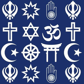 World Religions // Dark Blue