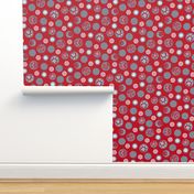 Circled Frosty Mod Red Grey 