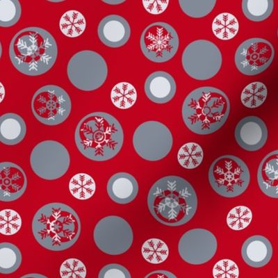 Circled Frosty Mod Red Grey 