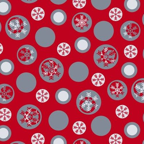 Circled Frosty Mod Red Grey 