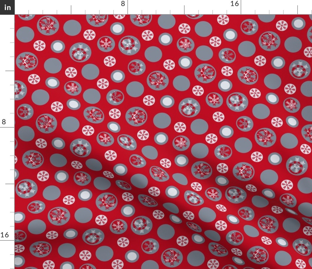 Circled Frosty Mod Red Grey 