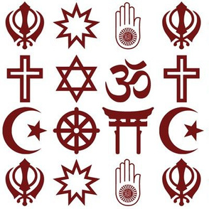 World Religions // Dark Red