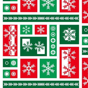 Holiday Mod Christmas Snowflakes