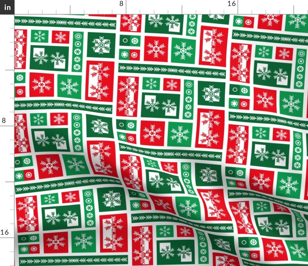 Holiday Mod Christmas Snowflakes