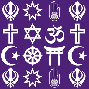 World Religions // Dark Purple