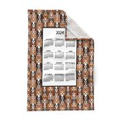 Ain't nothin' but hound dogs 2020 tea towel calendar