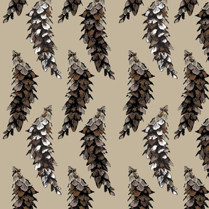 Pine Cone- beige