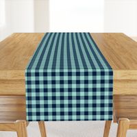 3/4" Navy + Mint Buffalo Plaid – Lumberjack Buffalo Check