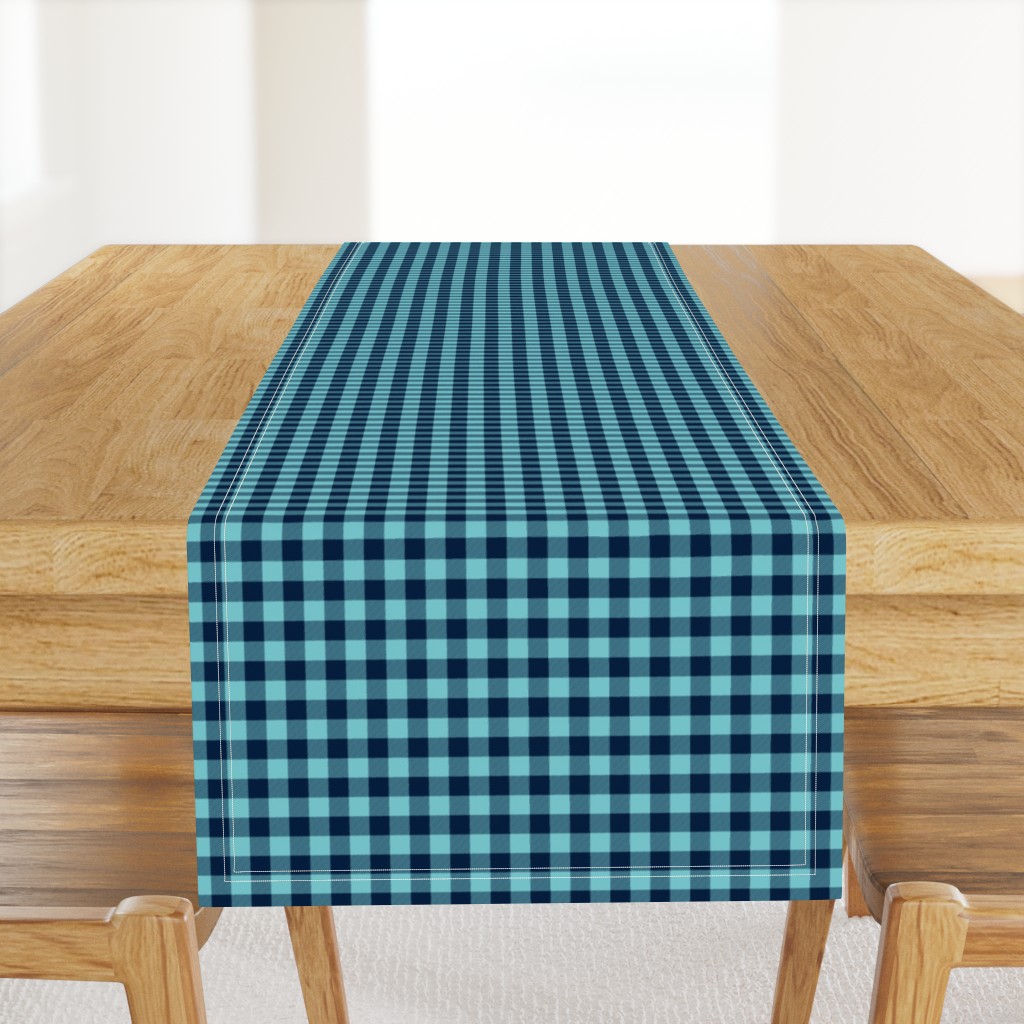 1/2" Navy + Blue Buffalo Plaid – Lumberjack Buffalo Check