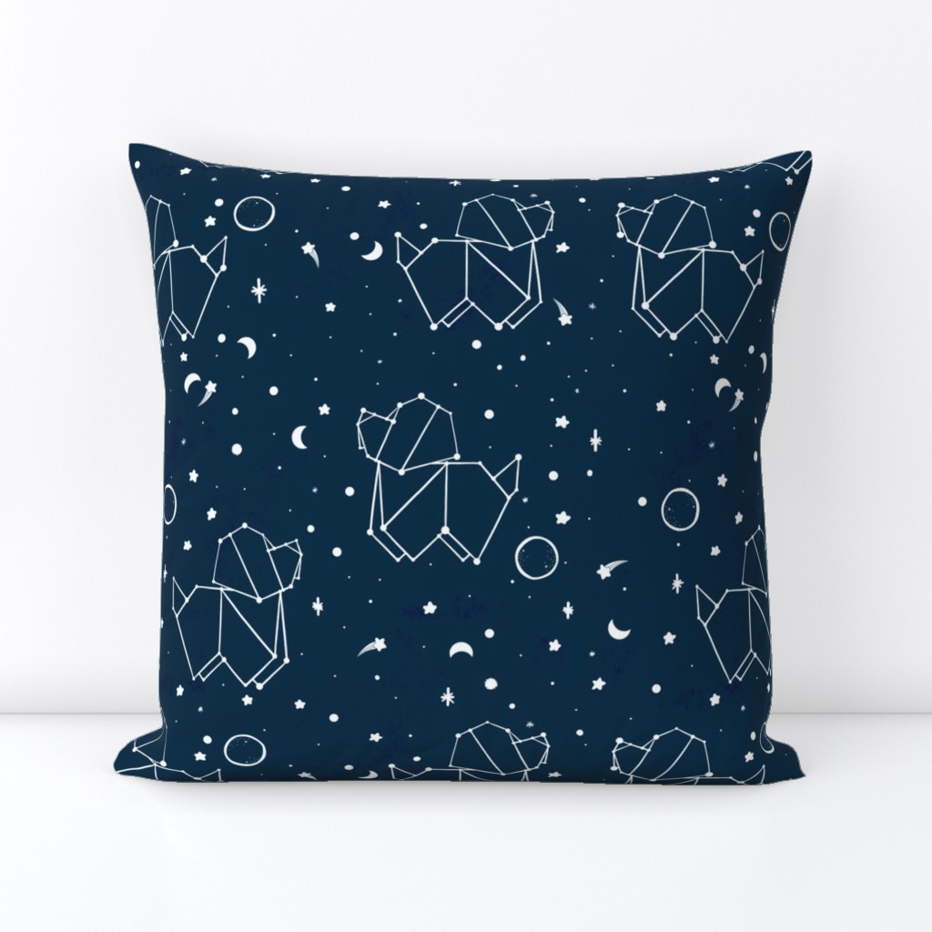 A Dog Constellation - Blue 