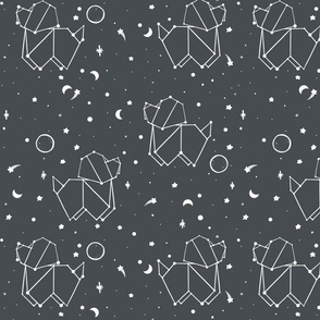 A Dog Constellation - Grey 