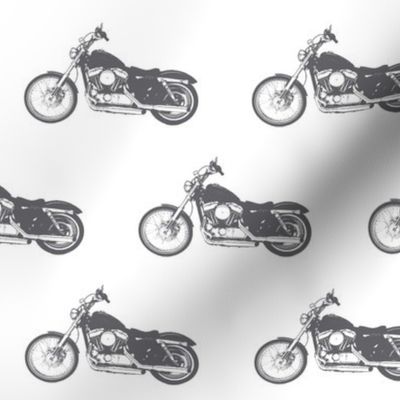 4" Grey Motorcycles