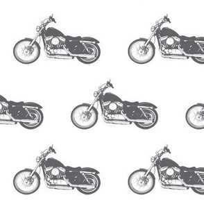 4" Grey Motorcycles