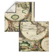 1689 World Map (42"W)