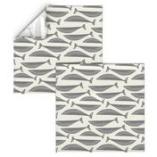 whale pod  in grey / gray