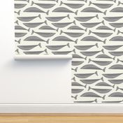 whale pod  in grey / gray