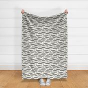 whale pod  in grey / gray