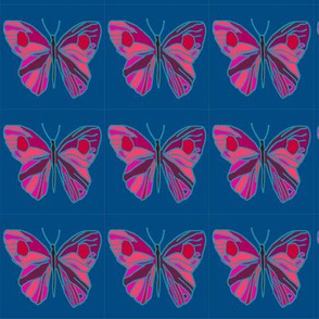 bright butterfly repeat