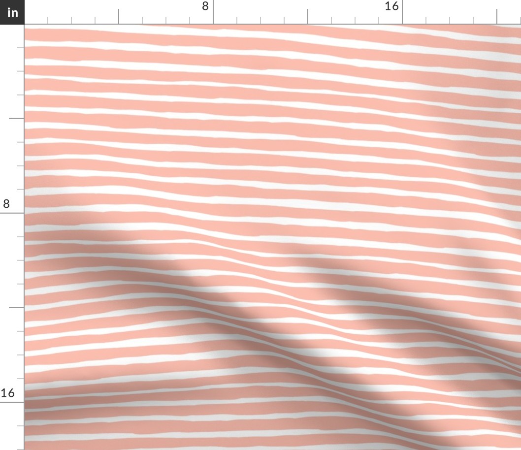 Peach Stripes / SLOTHS LOVE PINK MIX & MATCH PRINT