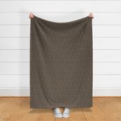 17-06J Autumn Taupe Brown Damask || Wings