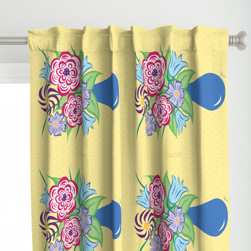 Summer Bouquet Tea Towel