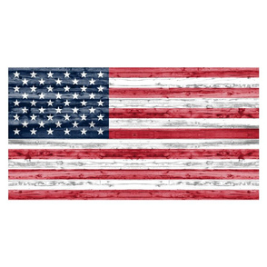 Fat Quarter Panel for 42" width fabric - American flag