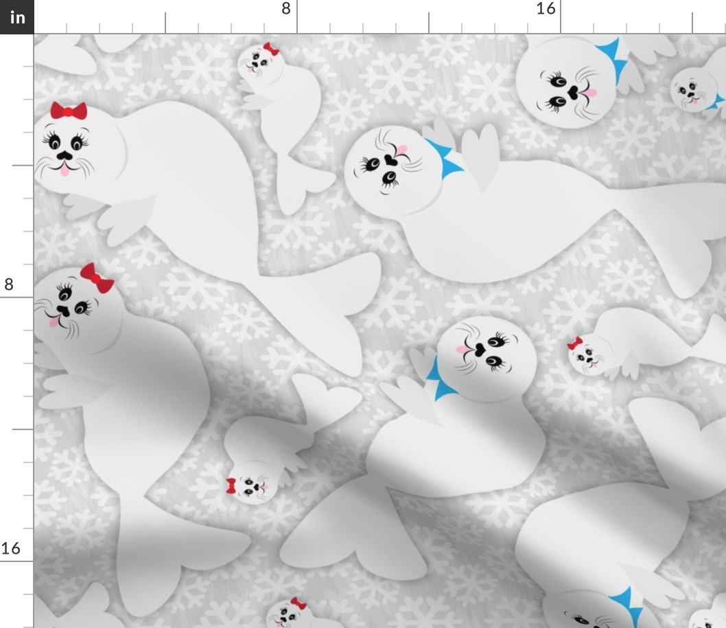 Baby Snow Seal
