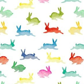 Colorful Bunnies