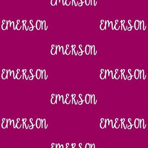 Emerson - Orchid