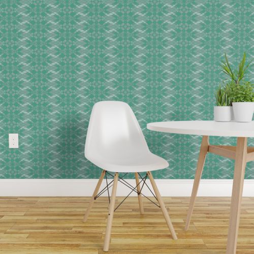 Wallpaper Ombre Diamonds In Cadet Blue Dark Sea Green Dark Grey And Light Gray