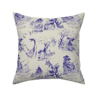 asian toile purple