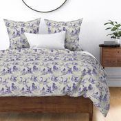 asian toile purple