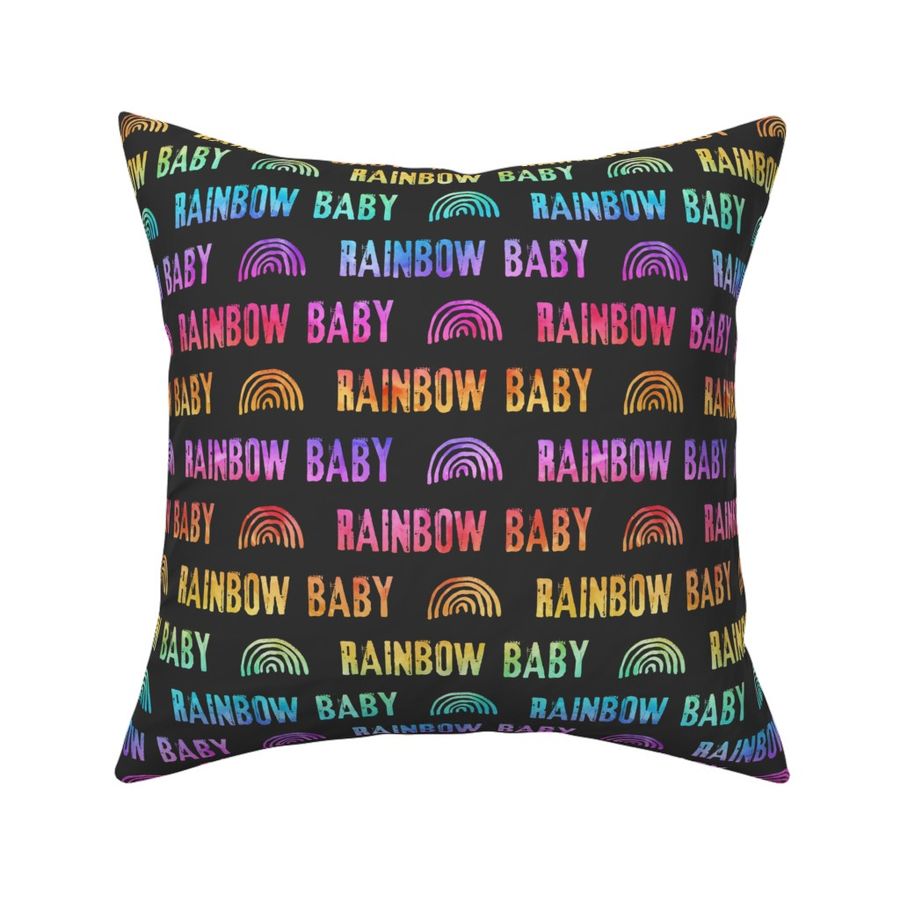 rainbow baby - grey