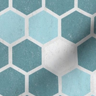 18-7AN Hexagon Texture Nautical 