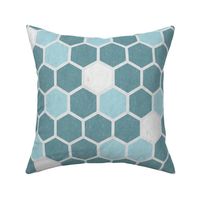 18-7AN Hexagon Texture Nautical 