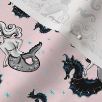 Pearla Mermaid - Pink - SMALL