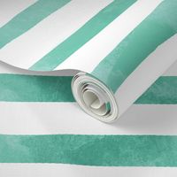 Green Watercolor Stripes