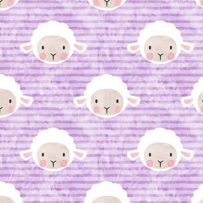 little lamb - purple