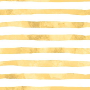 Yellow Watercolor Stripes